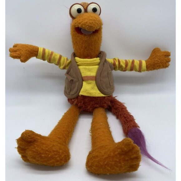 Vintage Gobo Fraggle Rock Tomy Plush Stuffed Animal 1983 Jim Henson Muppets 15” - Picture 15 of 15